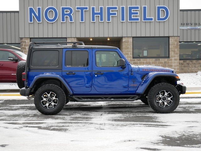 Certified 2019 Jeep Wrangler Unlimited Rubicon with VIN 1C4HJXFG4KW606480 for sale in Northfield, Minnesota